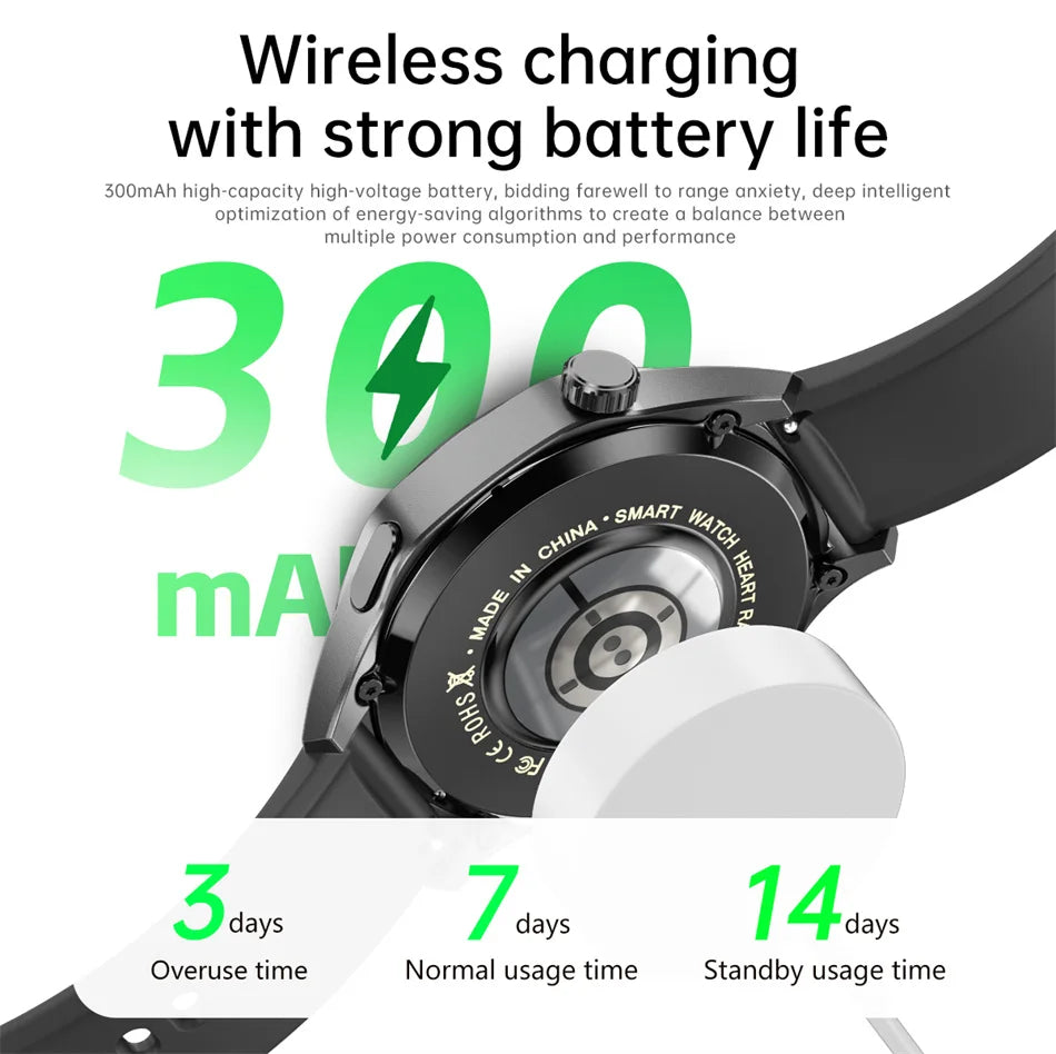 Men's GT5 Pro Smart Watch Men (Heart rate, Bluetooth Call, IP67 Waterproof, GPS.....)