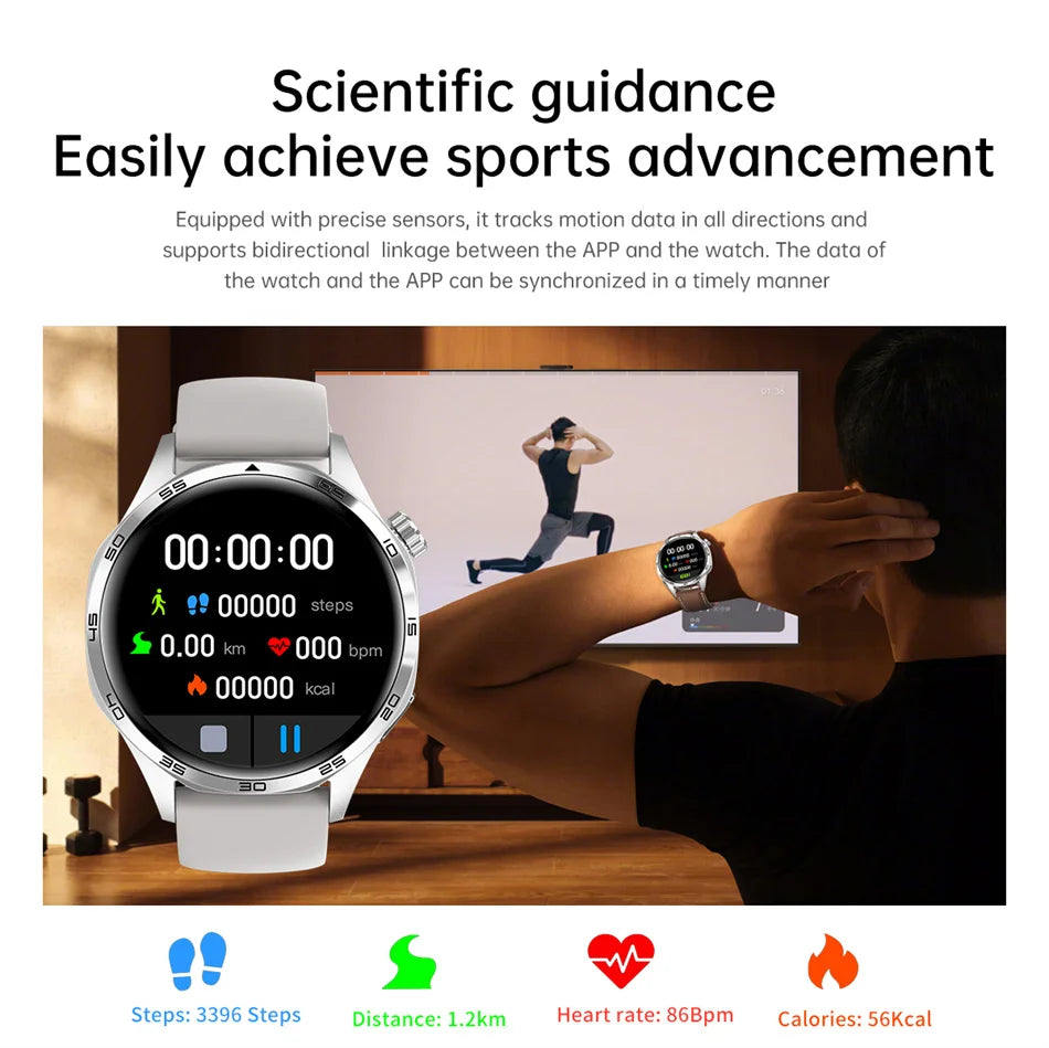 Men's GT5 Pro Smart Watch Men (Heart rate, Bluetooth Call, IP67 Waterproof, GPS.....)