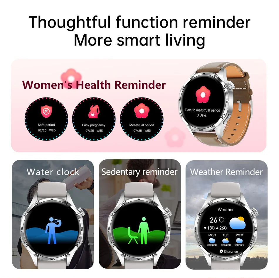 Men's GT5 Pro Smart Watch Men (Heart rate, Bluetooth Call, IP67 Waterproof, GPS.....)