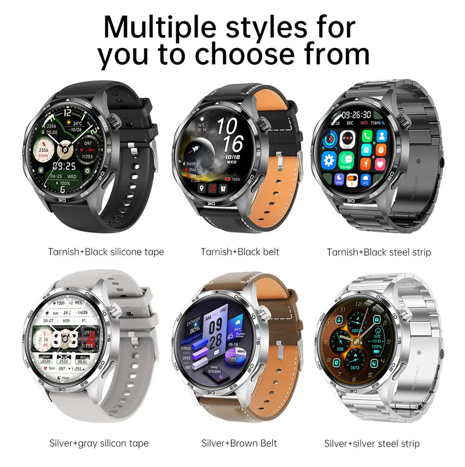 Men's GT5 Pro Smart Watch Men (Heart rate, Bluetooth Call, IP67 Waterproof, GPS.....)