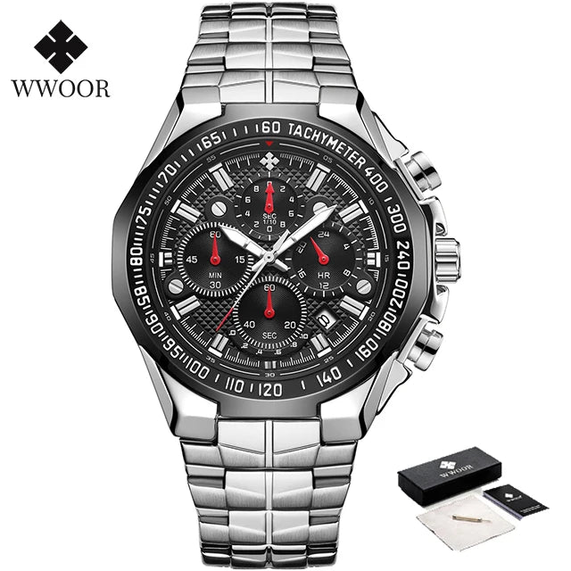 Men's Stylish Luxury Chronograph Wristwatch (Water/Shock Resistance)