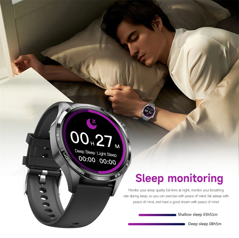 Men's GT5 Pro Smart Watch Men (Heart rate, Bluetooth Call, IP67 Waterproof, GPS.....)