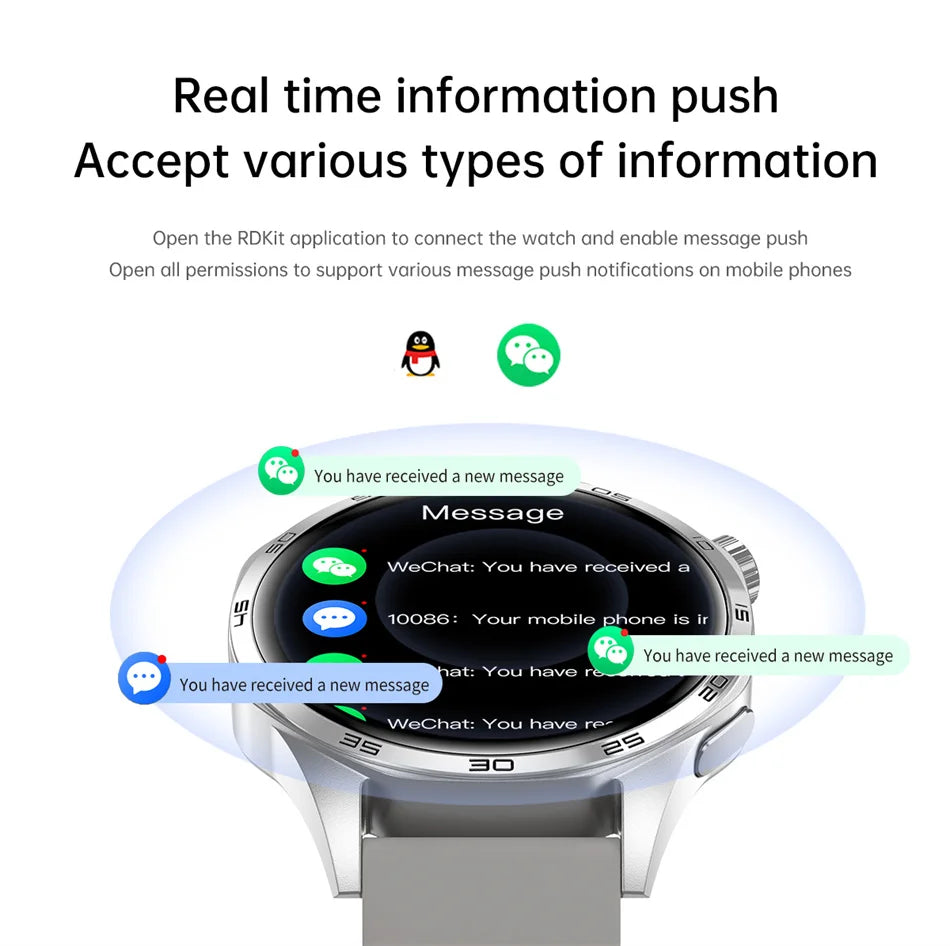 Men's GT5 Pro Smart Watch Men (Heart rate, Bluetooth Call, IP67 Waterproof, GPS.....)